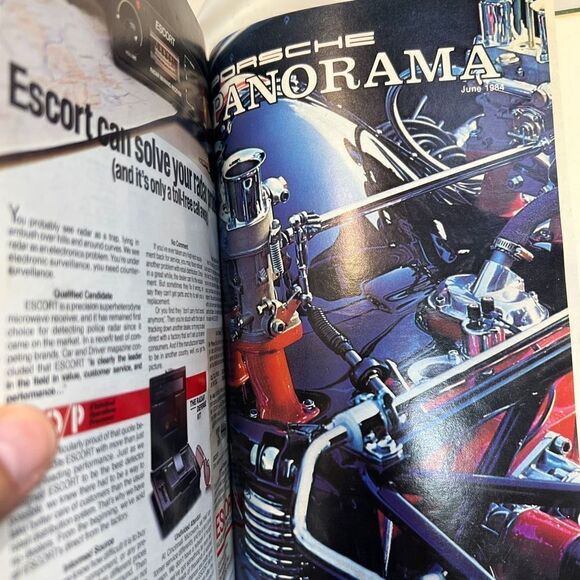 Porsche Panoramic Hardcover Bounded Magazines Vintage 1984 JAN-JUNE PCA - Picture 9 of 11